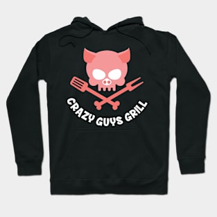 Crazy Guys Grill Pig 2 Hoodie